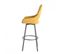 Lot De 2 Chaises Hautes De Bar Tissu Jaune - Roy