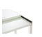 Table Extensible En Largeur 55/110 Plateau Verre Blanc - Agate