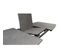 Table De Repas Extensible 160 / 210 Cm En Céramique Gris - Divine