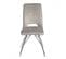 2 Chaises Velours Gris - Bella