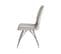 2 Chaises Velours Gris - Bella