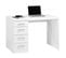 Bureau 110 Cm 4 Tiroirs Décor Blanc - Basile