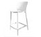 Tabouret De Bar Hauteur 65 Cm Polypropylène Blanc - Card