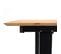 Table De Repas Extensible 180/280 Cm En Bois Et Pieds Noirs - Fani