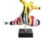 Statue Femme Sautant Avec Coulures Multicolores H46 Cm - Lady Drips