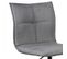 Chaise De Bureau En Tissu Gris Anthracite Matelassé Roulettes - Agency