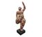 Statue Femme Jambe Pliée Avec Mosaïque Multicolore H60 Cm - Lady Musa
