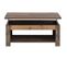 Table Basse Avec Plateau Relevable Effet Bois Vieilli - Buck