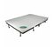 Banquette Lit BZ 140x190 Cm En Tissu Gris Matelas 12 Cm – Buzzy