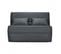 Banquette Lit BZ 140x200 Cm Gris Anthracite Matelas 15 Cm - Anatole