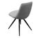 Lot De 2 Chaises En Velours Gris - Louna