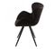 Lot De 2 Chaises Velours Noir Et Piètement Métal Noir - Lotus