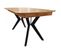 Table Extensible Plateau Et Piètement Chêne Massif 160/210 Cm - Noly