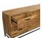 Buffet Industriel Bois Rustique Et Métal Noir L. 160 Cm - Factory