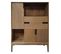 Meuble De Rangement Bois Design 2 Tiroirs Et Placards - Kassia