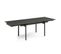 Table Extensible 160/240 Cm Céramique Gris Foncé Pieds Droits - Utah 09