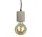 Suspension Lumineuse Ajustable En Béton Gris - Calo 5188