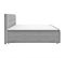 Lit Boxspring 160x200 Cm Velours Gris 2 Rangements - Riven