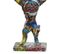 Statue Lion Debout Avec Baril Motifs Cartoon H32 Cm - Cartoon