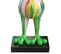 Statue Grenouille Debout Coulures Multicolores H68 Cm - Sapo Drips