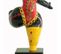 Statue Femme Jambe Levée Peintures Multicolores H33 Cm - Lady Circus