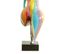 Statue Femme Jambe Pliée Coulures Multicolores H60 Cm - Lady Drips 01