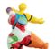 Statue Femme Dansant Avec Peinture Multicolore H54 Cm - Lady Color