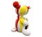 Statuette Nounours Balloon Blanc Rouge Jaune H13 Cm - Lotso Drips 02