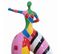 Statue Femme Bras Tendu Peintures Multicolores H68 Cm - Frauen Harley