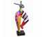 Statue Femme Bras Tendu Peintures Multicolores H68 Cm - Frauen Harley