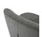 Fauteuil Rond Pivotant En Tissu Gris Anthracite Et Un Coussin - Damien