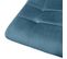 Lot De 2 Chaises Velours Bleu Matelassé Et Pieds Métal Noir - Louise 2