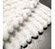 Lot 2 Tapis De Salle De Bain 40 X 60 Cm Pompon En Coton Blanc - Marie