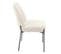 Chaise Tissu Bouclette Blanc Écru Pieds Métal Noir - Sheep