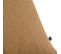 Lot 2 Taies D'oreillers 60x60 Cm Double Gaze De Coton Camel - Pepa 1