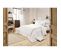 Housse De Couette Gaze De Coton Double 220 X 240 Cm Blanc - Pepa 3