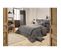 Housse De Couette Gaze De Coton Double 220 X 240 Cm Gris - Pepa 3