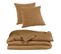 Parure De Lit 220 X 240 Cm En Double Gaze De Coton Camel - Pepa 3