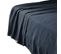 Drap Plat 240 X 300 Cm En Double Gaze De Coton Bleu Nuit - Pepa