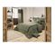 Parure De Lit 240 X 260 Cm En Double Gaze De Coton Vert - Pepa 2