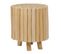 Tabouret / Table D'appoint D. 40 Cm En Bois De Teck Naturel - Dawson