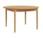 Table Extensible L. 130/165 Cm Décor Chêne Pieds En Bois - Vivian