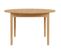 Table Extensible L. 130/165 Cm Décor Chêne Pieds En Bois - Vivian