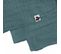 Lot 6 Serviettes 40 X 40 Cm En Double Gaze De Coton Bleu Canard - Pepa