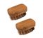 Lot De 2 Petites Brosses En Bois De Teck Et Poils Doux - Rony 02