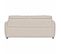 Canapé Convertible Express En Tissu Chiné Beige Avec Matelas - Jenny