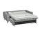 Canapé Convertible Express En Velours Gris Avec Matelas - Sofa