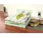 Lit Happy + Tiroirs + Chevets Amovibles - 2 Places, Couleur: Vert Pastel, Dimensions: 160x200