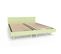 Lit Twin Bois Massif, Couleur: Vert Pastel, Dimensions: 80x200