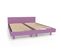 Lit Twin Bois Massif, Couleur: Lilas, Dimensions: 90x200